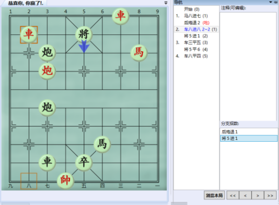 大多数正式版全象棋残局解法分享