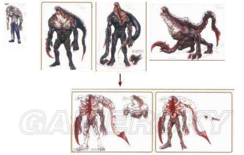 生化危机-系列各种形态暴君原设图评鉴