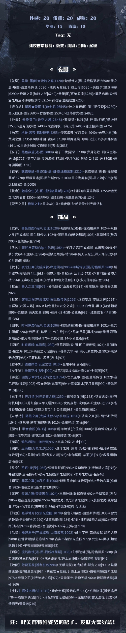 奇迹暖暖搭配竞技场攻略2023